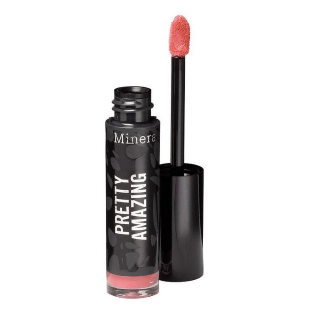 clean glam soft girl coquette bareMinerals Pretty Amazing “Charisma” warm coral